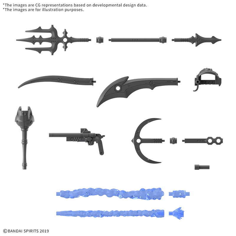 [Pre-order, ETA 2026 Q4 / 2027 Q1] 30MM 1/144 Customize Weapons (Pirate Weapon)