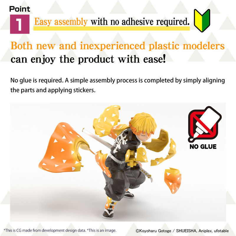 Demon Slayer Kimetsu Model - Agatsuma Zenitsu