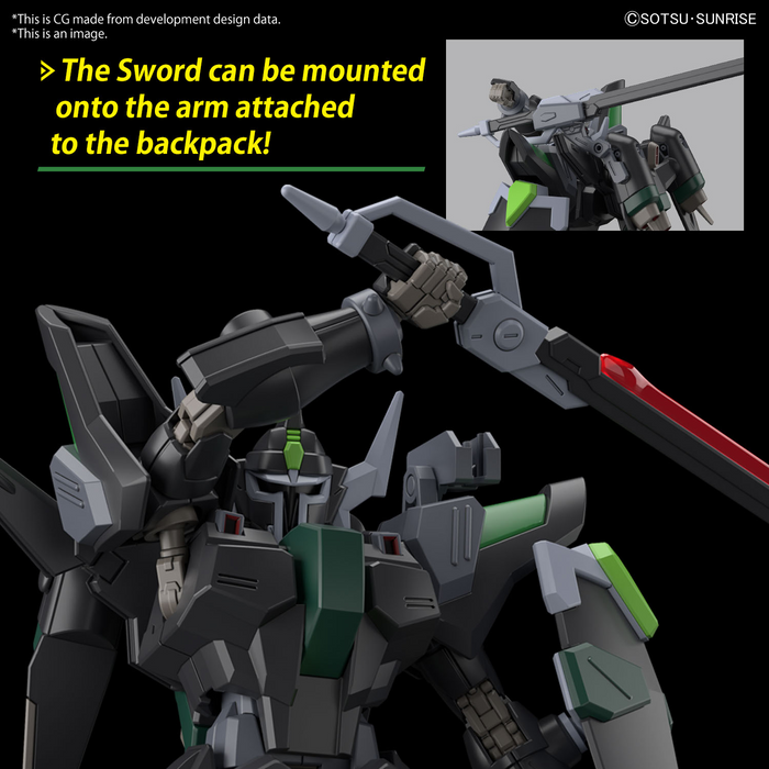 High Grade (HG) 1/44 HG Gundam Seed Freedom Black Knight Squad Rud-ro.A (Griffin Arbalest Custom)