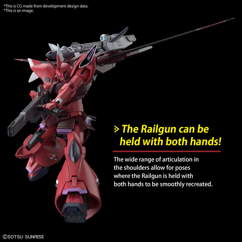 High Grade (HG) 1/44 HGCE Gundam Seed Freedom ZGMF-2025/F Gelgoog Menace (Lunamaria Hawke Custom)