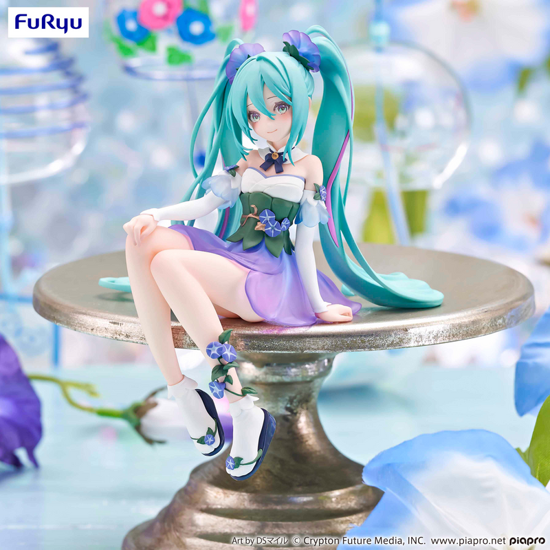 FuRyu Noodle Stopper Figure - Hatsune Miku - Flower Fairy Morning Glory