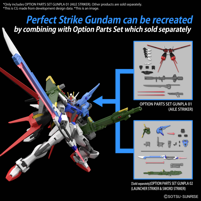 High Grade (HG) 1/144 Option Parts Set Gunpla 01 (AILE STRIKER)