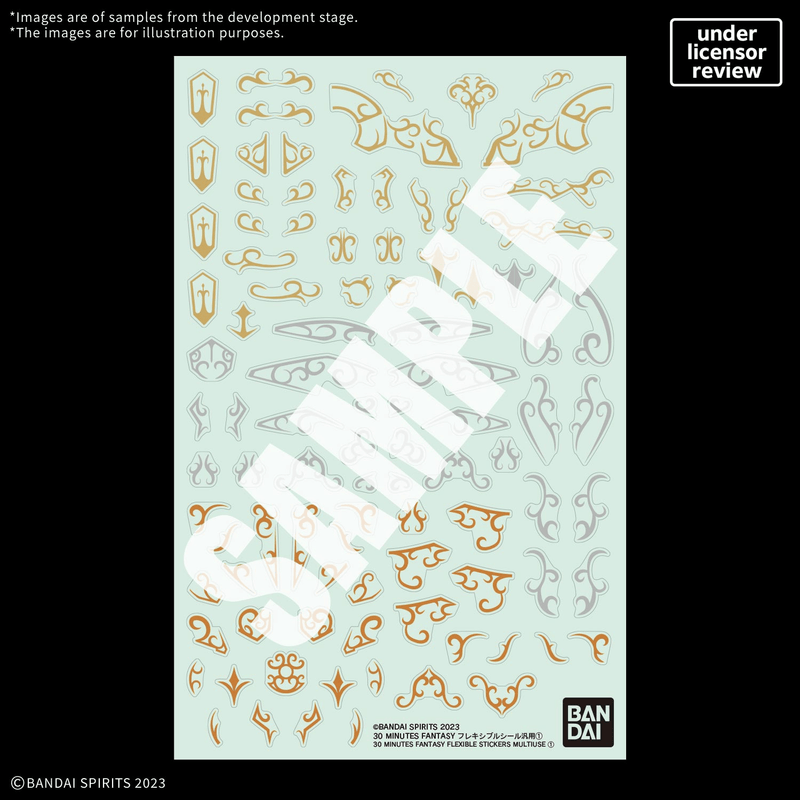 [Pre-order, ETA 2027 Q2/Q3] 30 MINUTES FANTASY FLEXIBLE STICKERS MULTIUSE ①