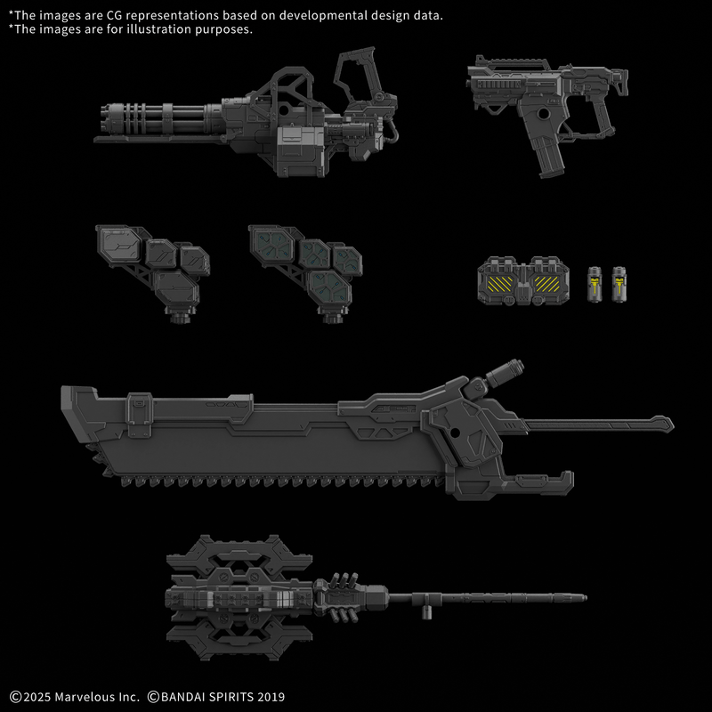 [Pre-order, ETA 2026 Q4] 30MM Option Parts Set Daemon X Machina TS Weapon Set 01