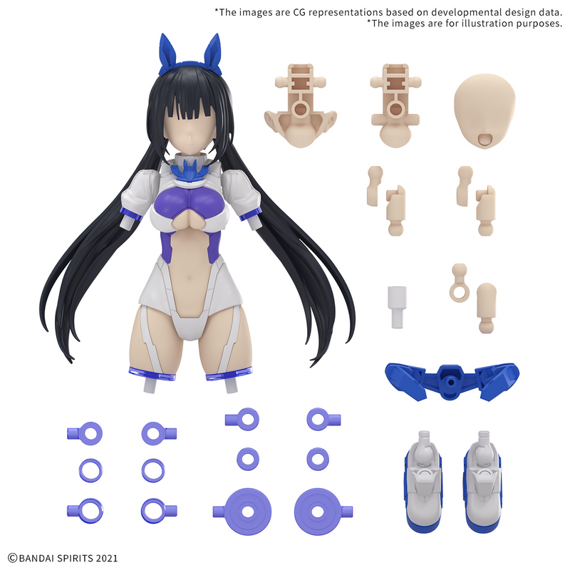 [Pre-order, ETA 2025 Q4 / 2026 Q1] 30 Minutes Sisters (30MS) Option Parts Set 21 (Sprint Costume) [Color B]