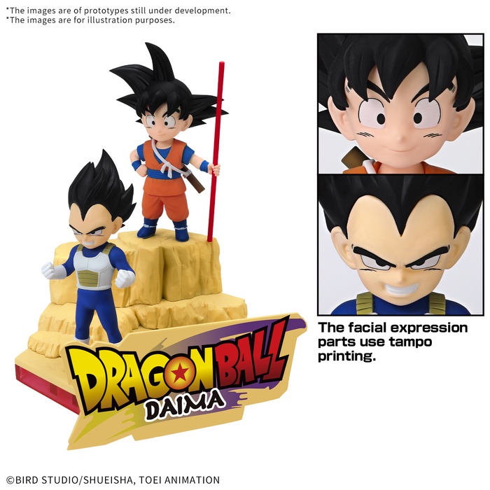 [Pre-order, ETA 2025 Q2/Q3] Dragon Ball Daima Model Kit Son Goku (Mini) & Vegeta (Mini)