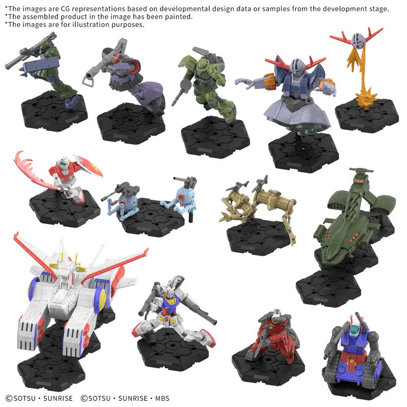 [Pre-order, ETA 2027 Q1] Gundam Assemble Deluxe Set 01 [DX01]