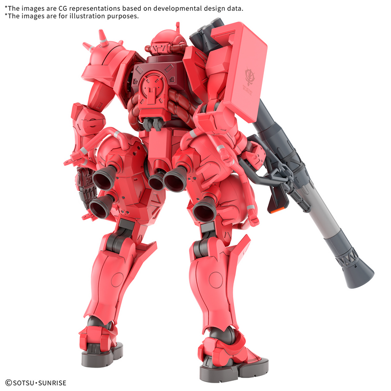[Pre-order, ETA 2026 Q1] High Grade (HG) Mobile Suit Gundam GQuuuuuuX 1/144 Char's Zaku (GQ)