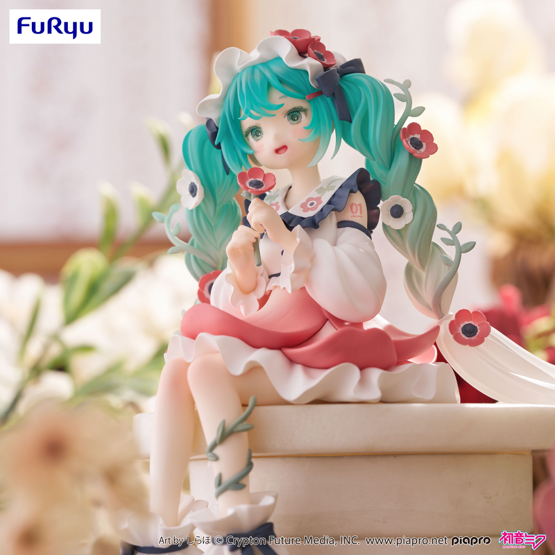 FuRyu Noodle Stopper Figure - Hatsune Miku - Flower Fairy Anemone Ver.