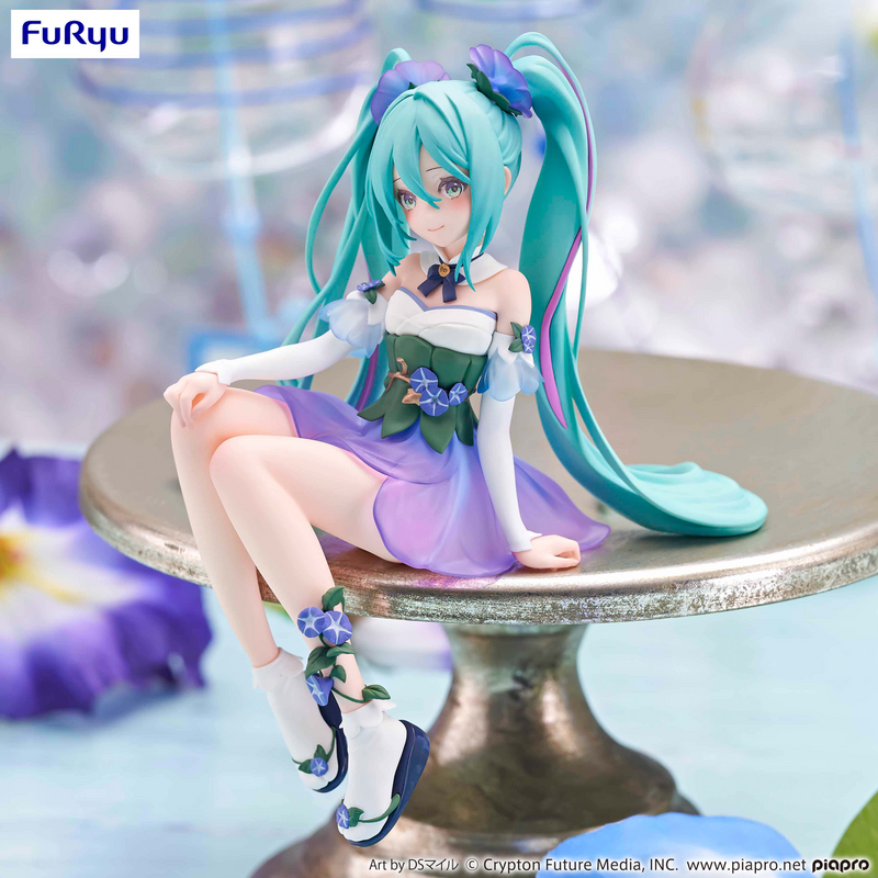 FuRyu Noodle Stopper Figure - Hatsune Miku - Flower Fairy Morning Glory