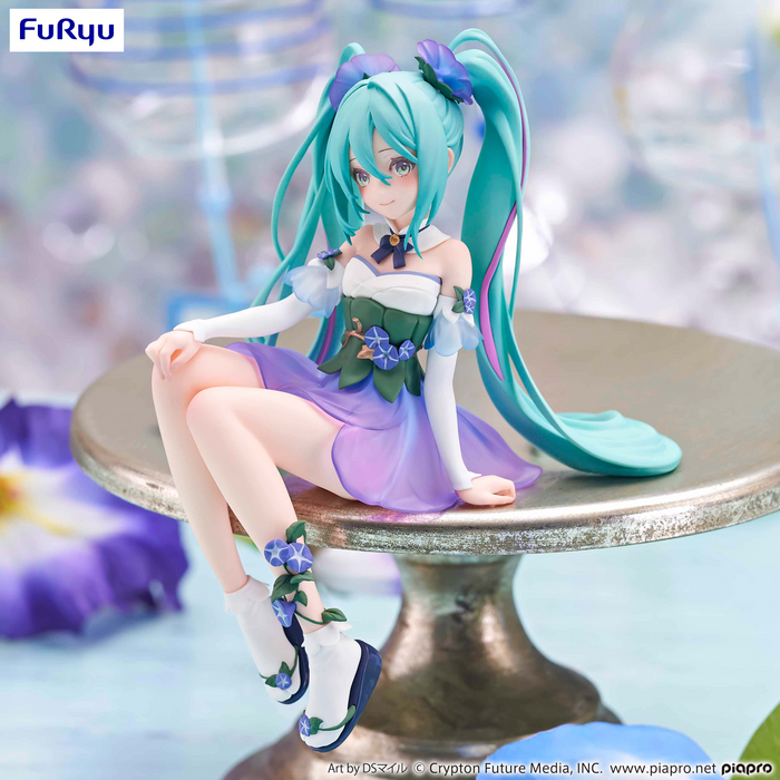 FuRyu Noodle Stopper Figure - Hatsune Miku - Flower Fairy Morning Glory