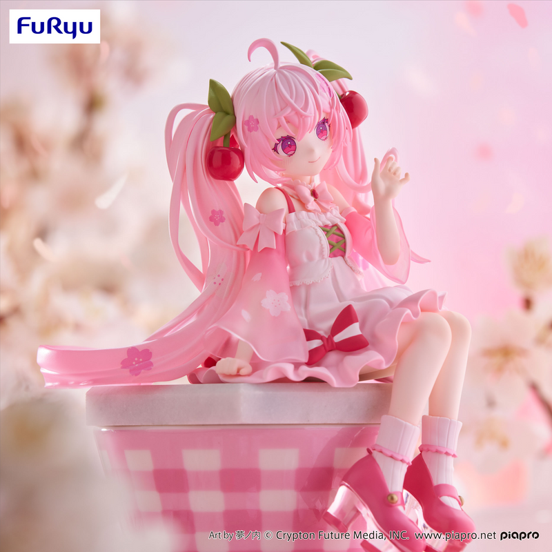 FuRyu Noodle Stopper Figure - Hatsune Miku - Sakura Miku 2025