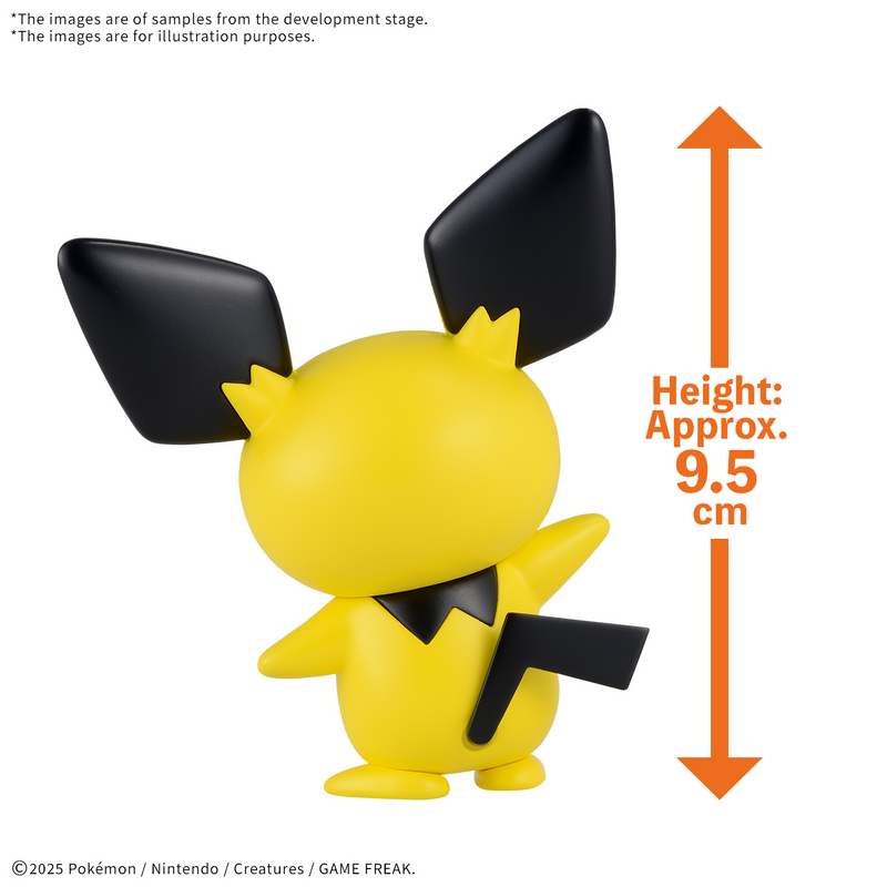 [Pre-order, ETA 2025 Q4] Pokemon Plastic Model Collection Quick!! No.24 PICHU