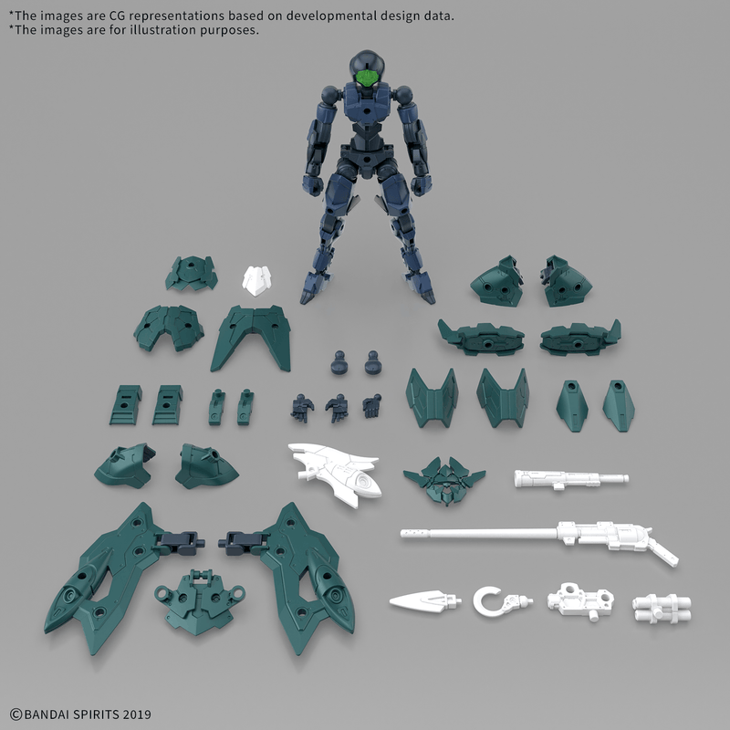 [Pre-order, ETA 2026 Q4] 30MM 1/144 EXM-A9p Spinatio (Pirate Type)