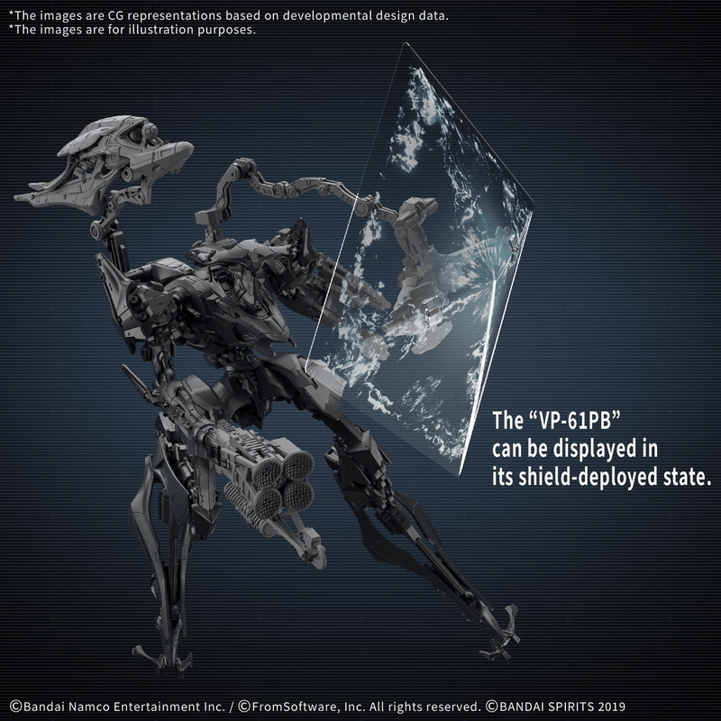 [Pre-order, ETA 2027 Q2/Q3] 30MM ARMORED CORE Ⅵ FIRES OF RUBICON SCHNEIDER NACHTREIHER/40E DUAL NATURE