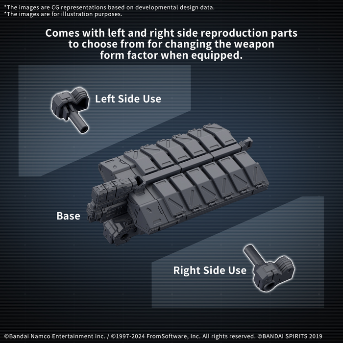 [Pre-order, ETA 2025 Q3] 30MM Option Parts Set Armored Core VI Fires of Rubicon Weapon Set 05