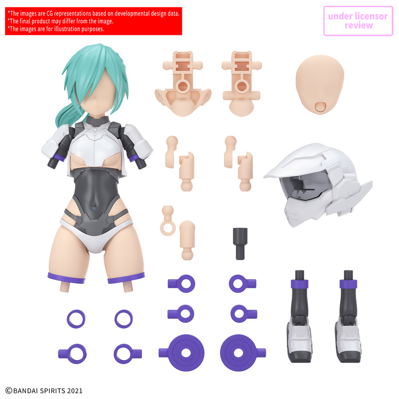 [Pre-order, ETA 2026 Q1] 30 Minutes Sisters (30MS) Option Parts Set 22 (Turbo Costume α / Alpha) [Color B]