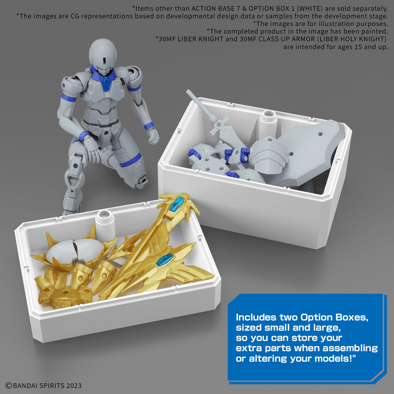 [Pre-order, ETA 2026 Q1 / 2026 Q2] Action Base 7 & Option Box 1 [White]