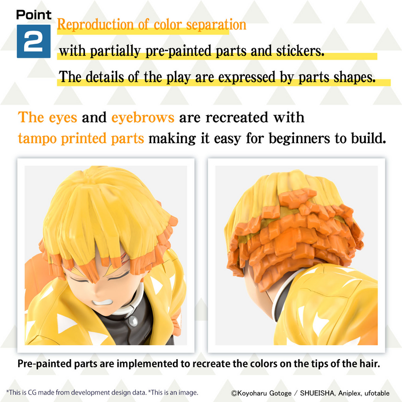 Demon Slayer Kimetsu Model - Agatsuma Zenitsu