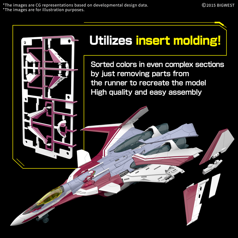 [Pre-order, ETA 2025 Q4] High Grade (HG) Macross Delta 1/100 VF-31C SIEGFRIED (Mirage Farina Jenius Use) Deluxe Set