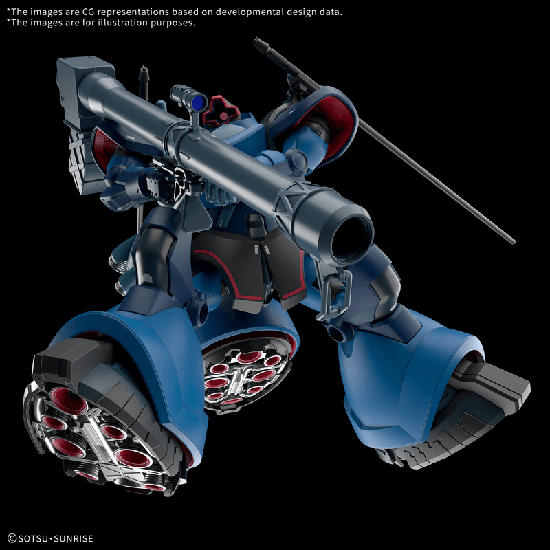 [Pre-order, ETA 2026 Q1 / 2026 Q2] High Grade (HG) Mobile Suit Gundam GQuuuuuuX 1/144 MS-09 Challia's Rick Dom (GQ)