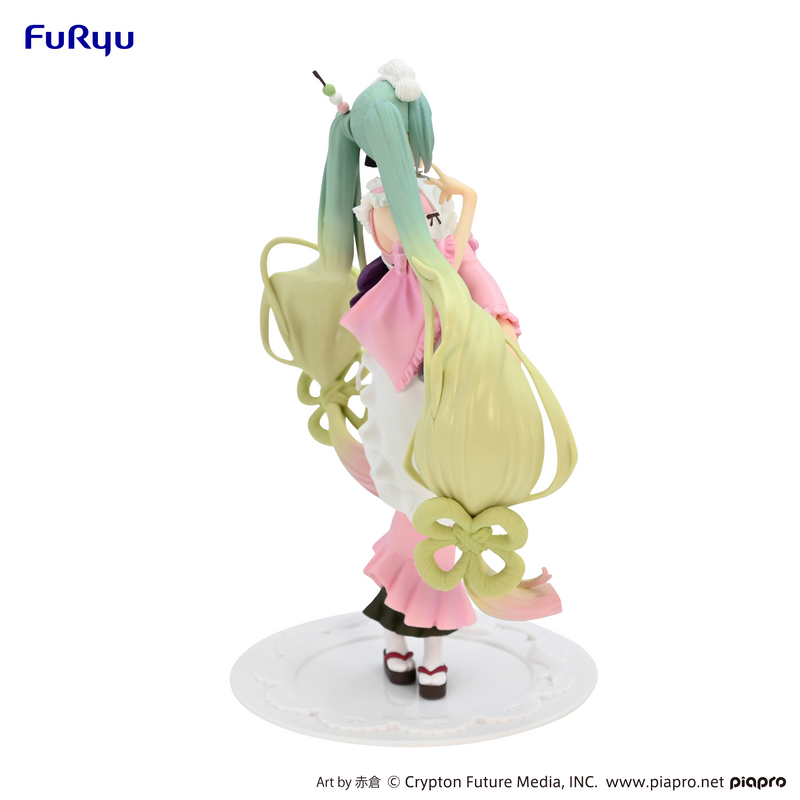 FuRyu Exceed Creative Figure - Hatsune Miku - Matcha Green Tea Parfait Cherry Blossom Ver.