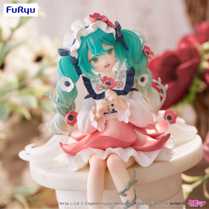 FuRyu Noodle Stopper Figure - Hatsune Miku - Flower Fairy Anemone Ver.