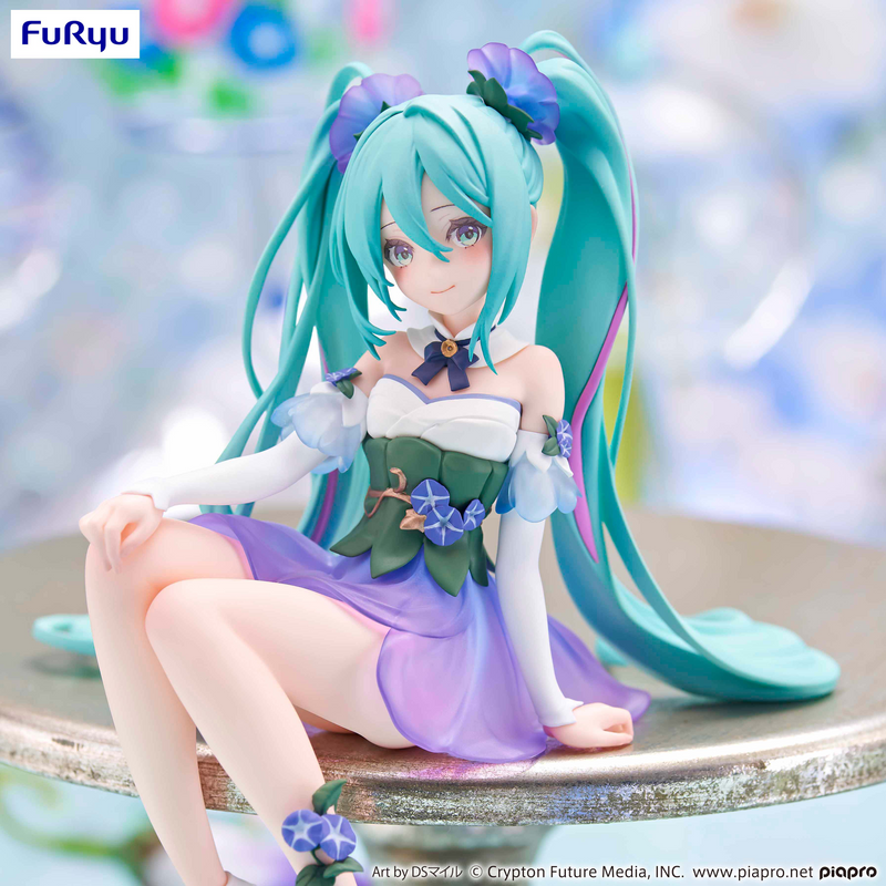 FuRyu Noodle Stopper Figure - Hatsune Miku - Flower Fairy Morning Glory