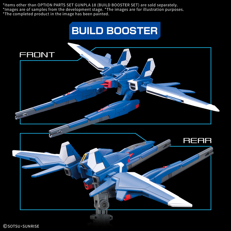 [Pre-order, ETA 2025 Q4 / 2026 Q1] High Grade (HG) 1/144 Option Parts Set Gunpla 18 (Build Booster Set)