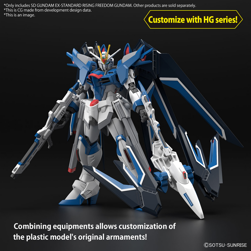 SDEX STTS-909 Rising Freedom (Bandai SD Gundam Gundam Ex-Standard)