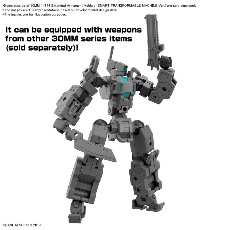 30MM 1/144 EV18 Extended Armament Vehicle (Smart Transformable Machine Ver.)