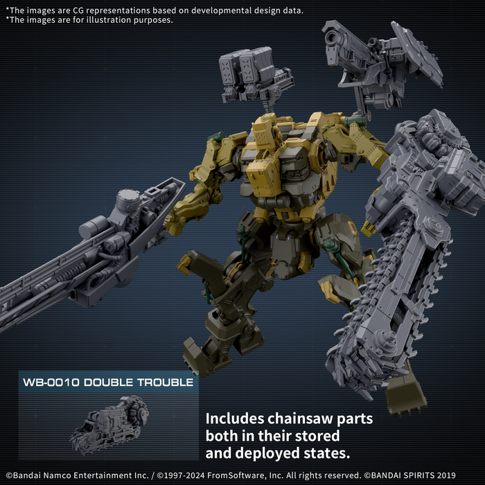 [Pre-order, ETA 2025 Q3] 30MM Armored Core VI Fires of Rubicon RaD CC-3000 Wrecker Milk Tooth