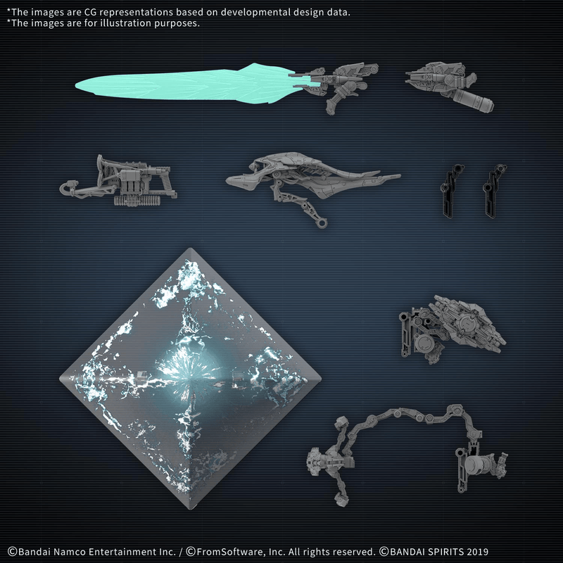 [Pre-order, ETA 2027 Q2/Q3] 30MM ARMORED CORE Ⅵ FIRES OF RUBICON SCHNEIDER NACHTREIHER/40E DUAL NATURE