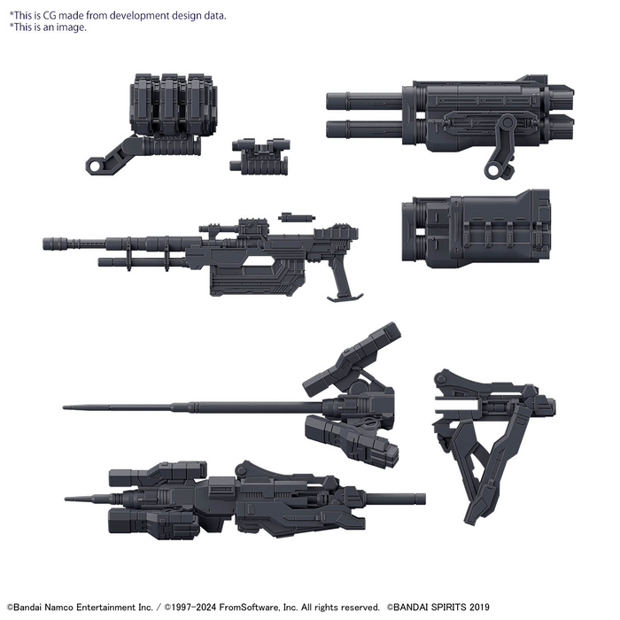 [Pre-order, ETA 2025 Q1] 30MM Option Parts Set Armored Core VI Fires of Rubicon Weapon Set 02