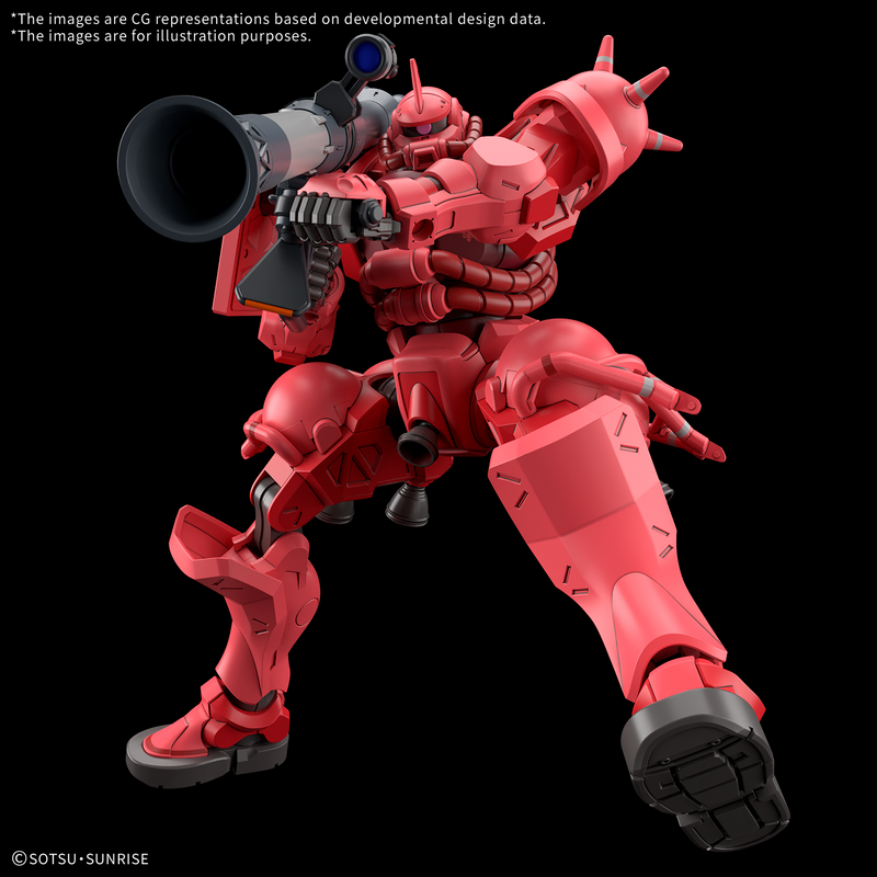 [Pre-order, ETA 2026 Q1] High Grade (HG) Mobile Suit Gundam GQuuuuuuX 1/144 Char's Zaku (GQ)