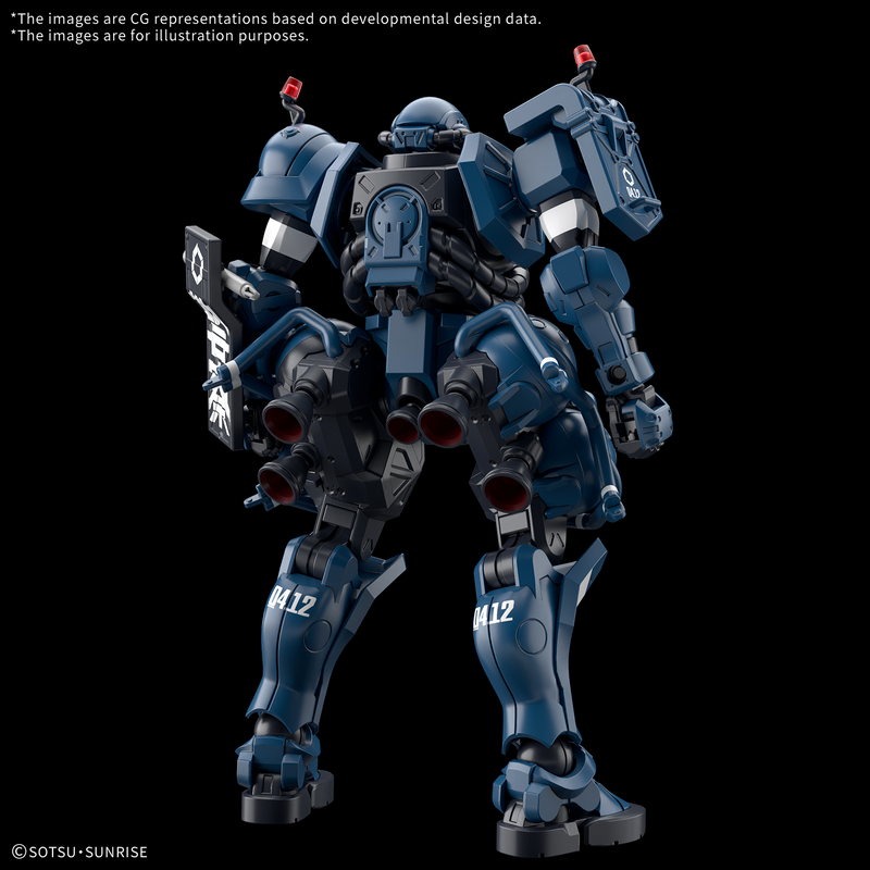 High Grade (HG) Mobile Suit Gundam GQuuuuuuX 1/144 MS-06-SSP Police Zaku