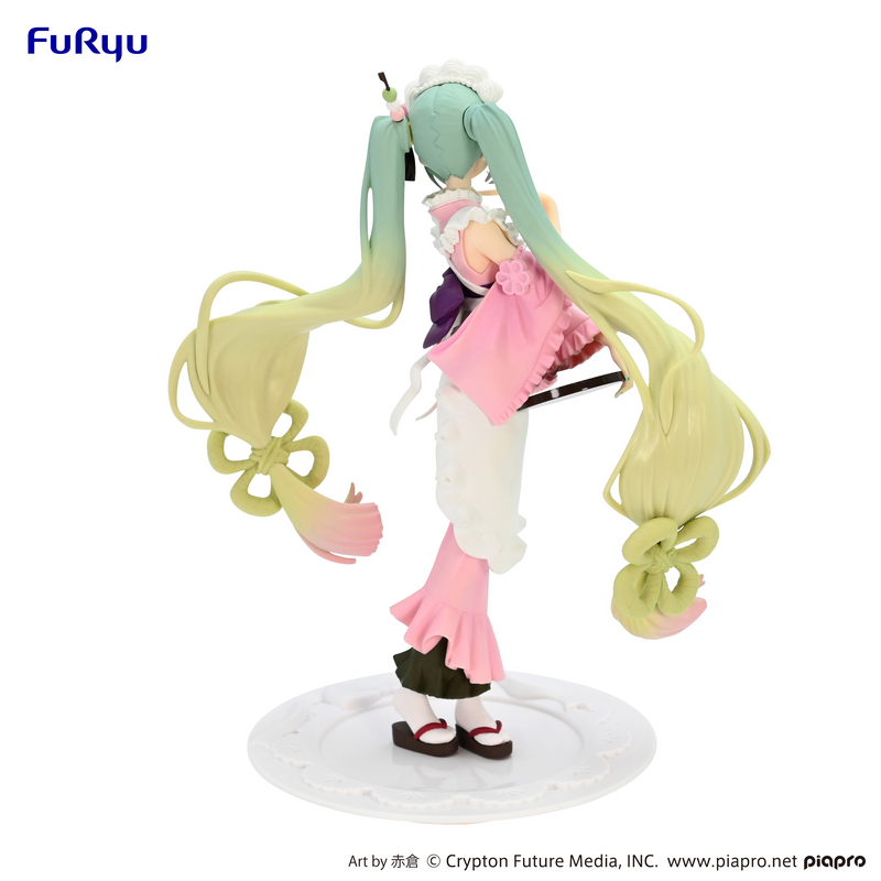 FuRyu Exceed Creative Figure - Hatsune Miku - Matcha Green Tea Parfait Cherry Blossom Ver.