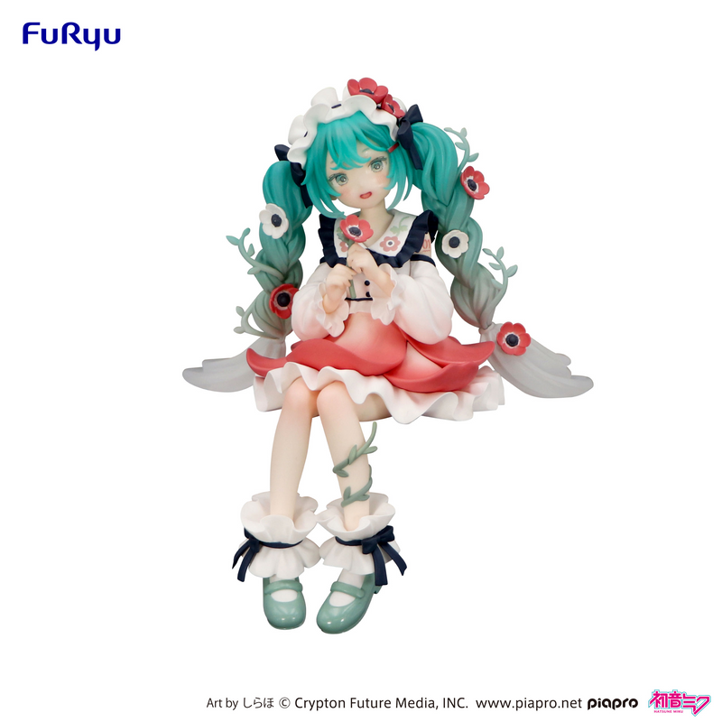 FuRyu Noodle Stopper Figure - Hatsune Miku - Flower Fairy Anemone Ver.