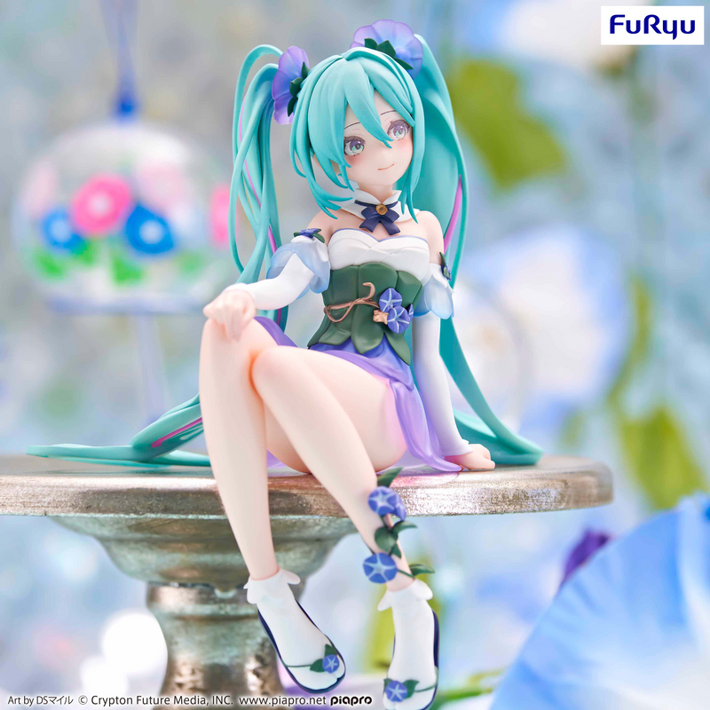 FuRyu Noodle Stopper Figure - Hatsune Miku - Flower Fairy Morning Glory
