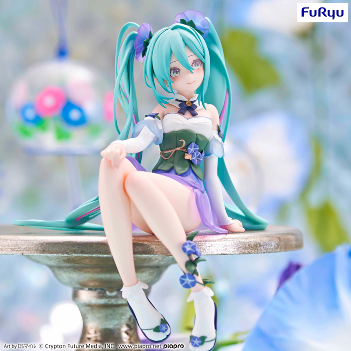 FuRyu Noodle Stopper Figure - Hatsune Miku - Flower Fairy Morning Glory