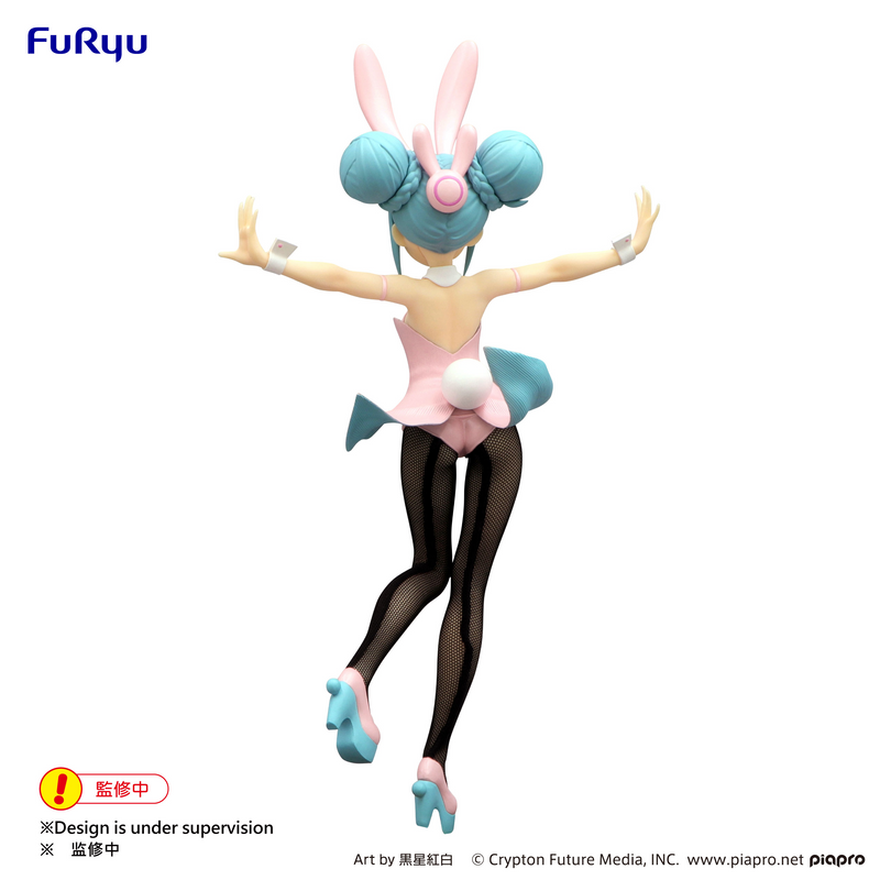 FuRyu BiCute Bunnies Figure - Hatsune Miku - Wink Pearl Pink Color ver.