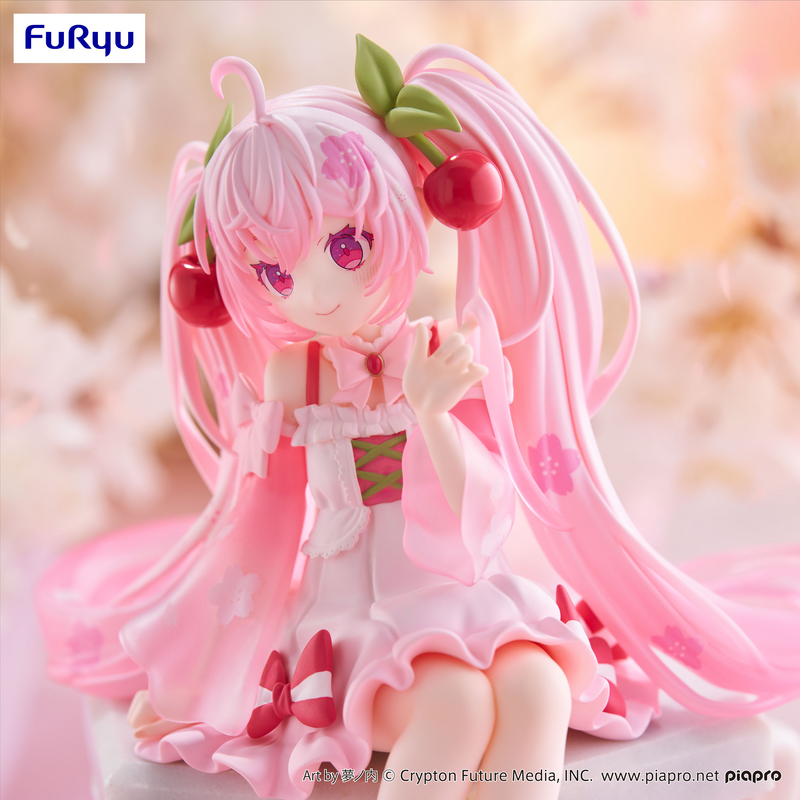 FuRyu Noodle Stopper Figure - Hatsune Miku - Sakura Miku 2025