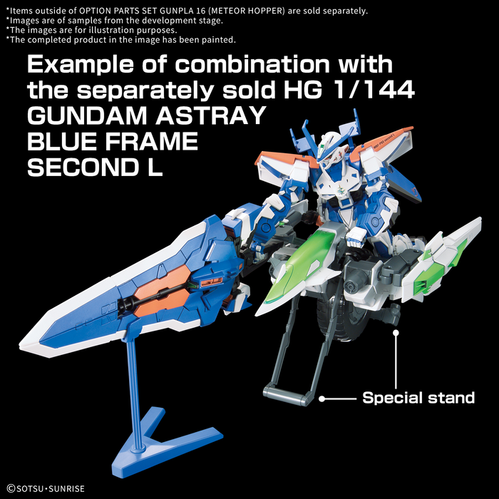 [Pre-order, ETA 2025 Q2] 1/144 Option Parts Set Gunpla 16 (Meteor Hopper)