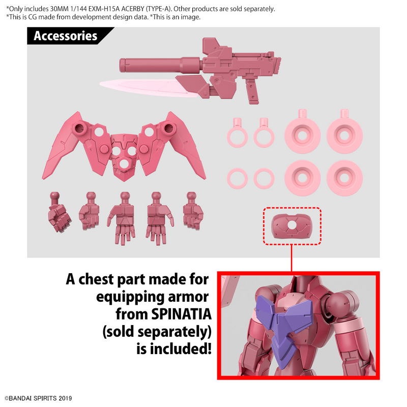 30MM 1/144 EXM-H15A Acerby (TYPE-A)