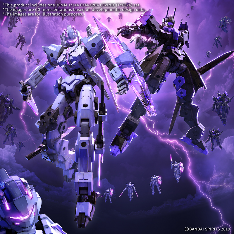 [Pre-order, ETA 2025 Q4] 30MM 1/144 EXM-X20A LEVINIX (TYPE-A)