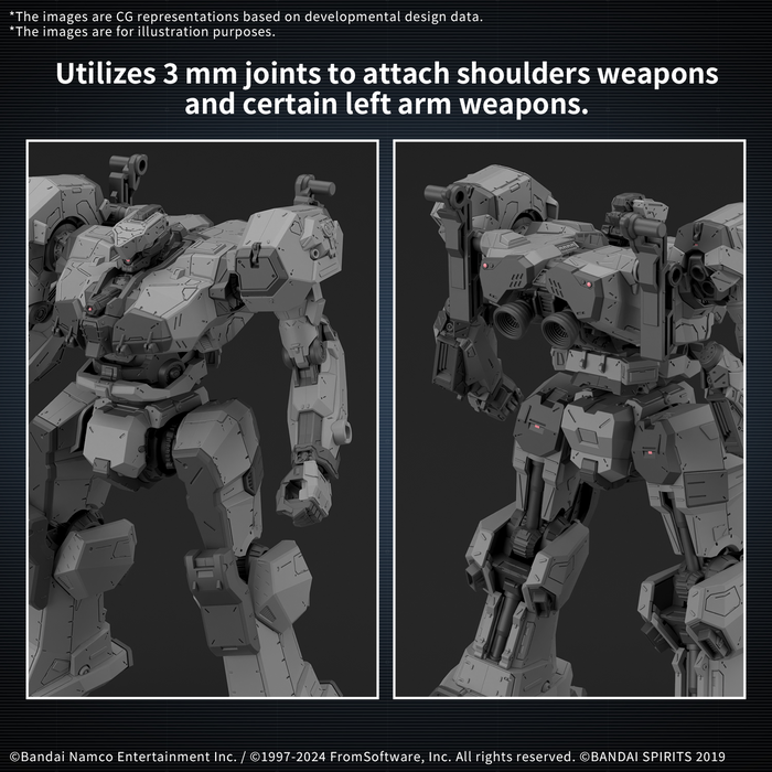 [Pre-order, ETA 2025 Q3] 30MM Armored Core VI Fires of Rubicon Balam Industries BD-011 Melander