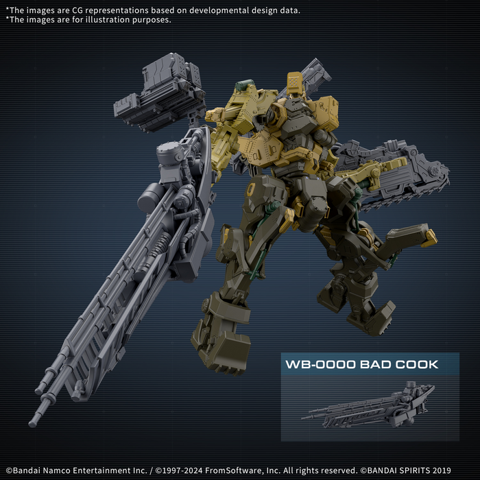 [Pre-order, ETA 2025 Q3] 30MM Armored Core VI Fires of Rubicon RaD CC-3000 Wrecker Milk Tooth