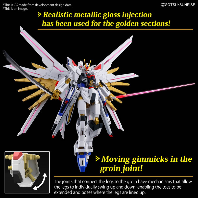 High Grade (HG) HGCE 1/144 ZGMF/A-262PD-P Gundam Seed Freedom Mighty Strike Freedom Gundam