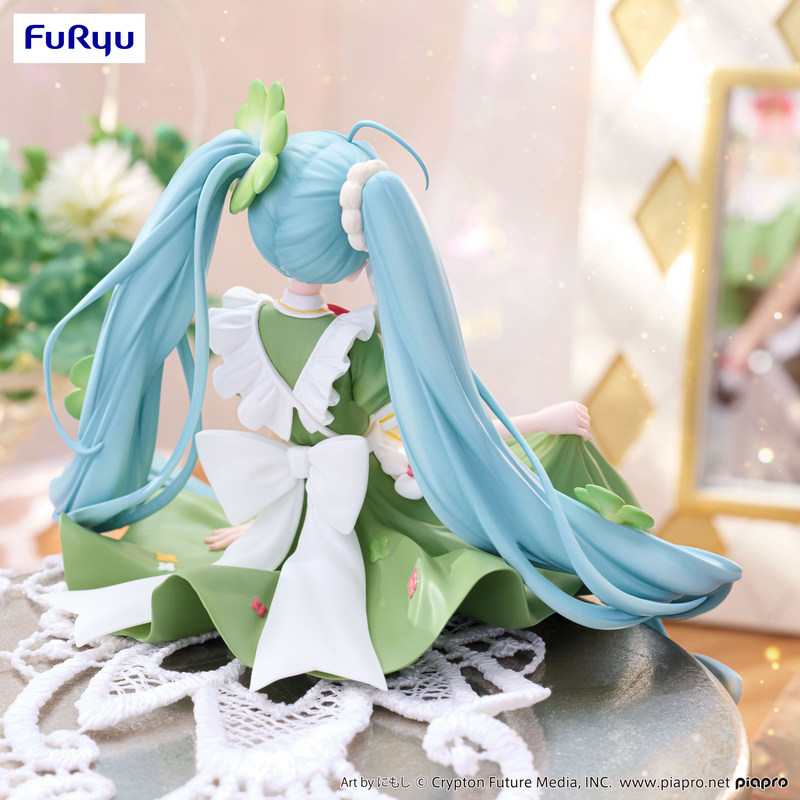 FuRyu Noodle Stopper Figure - Hatsune Miku - Flower Fairy Clover Ver.