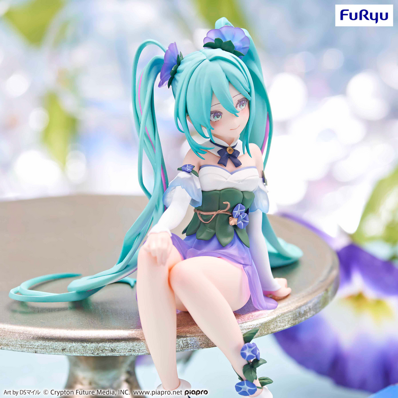 FuRyu Noodle Stopper Figure - Hatsune Miku - Flower Fairy Morning Glory